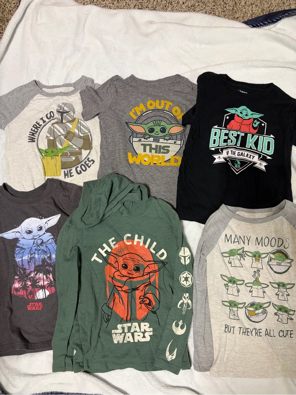 Star Wars / Baby Yoda / Grogu shirt bundle